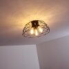 Hajom Lámpara de Techo Negro, 3 luces