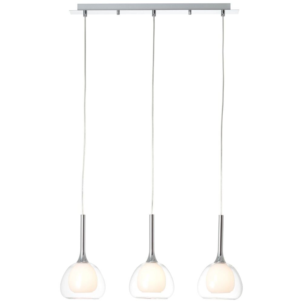 Lámpara Colgante Brilliant Hadan Cromo, 3 luces main product photo