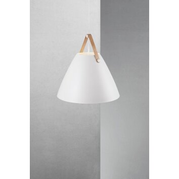 STRAP48 Lámpara Colgante diseñada por Nordlux Blanca, 1 luz