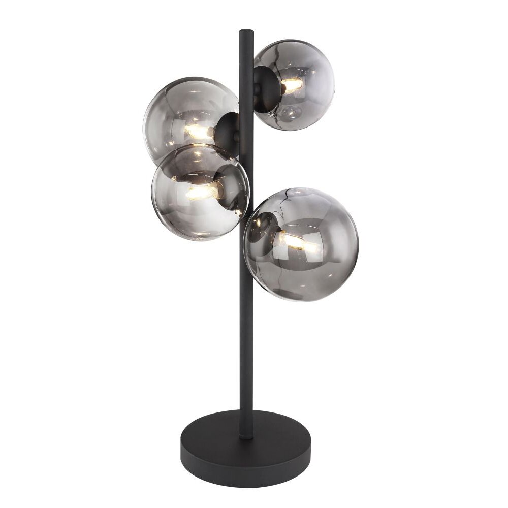 Globo JOGANA Lámpara de Mesa LED Negro, 4 luces main product photo