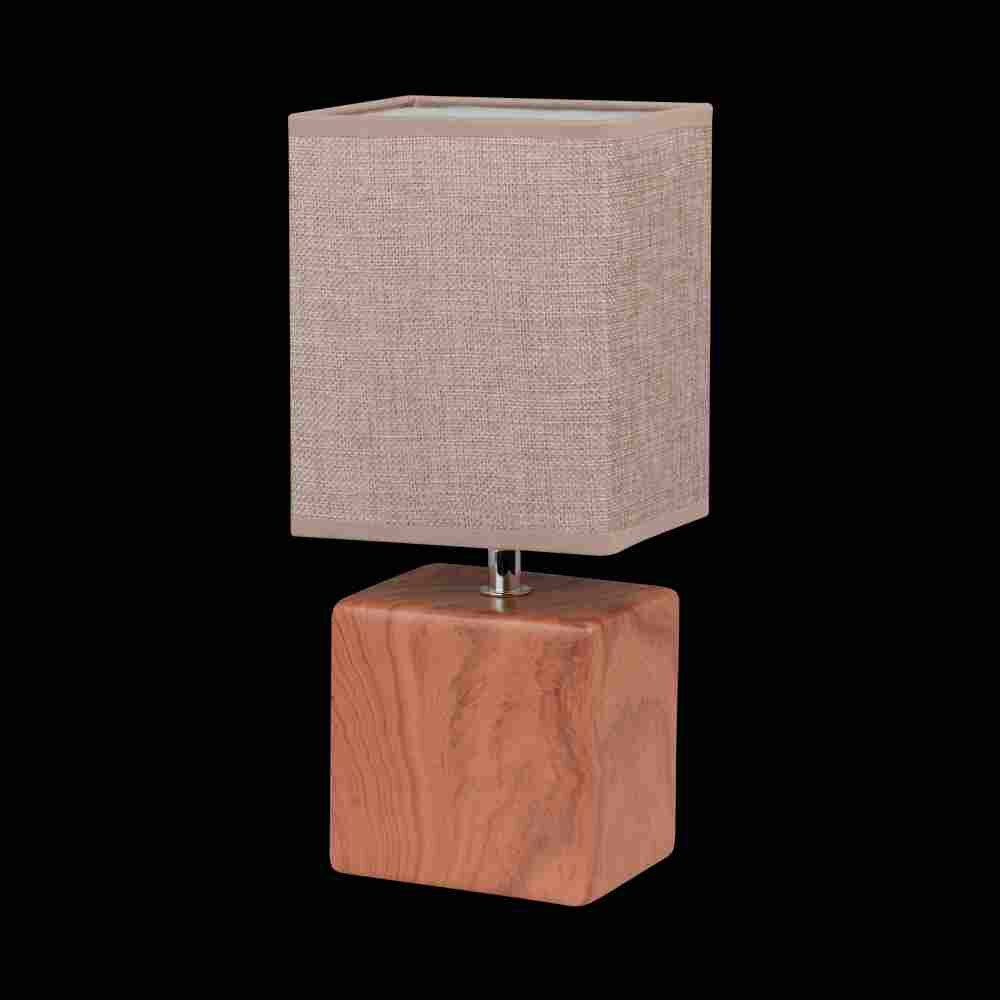 Honsel LOG Lámpara de mesa Madera oscura, 1 luz main product photo