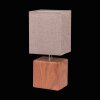 Honsel LOG Lámpara de mesa Madera oscura, 1 luz