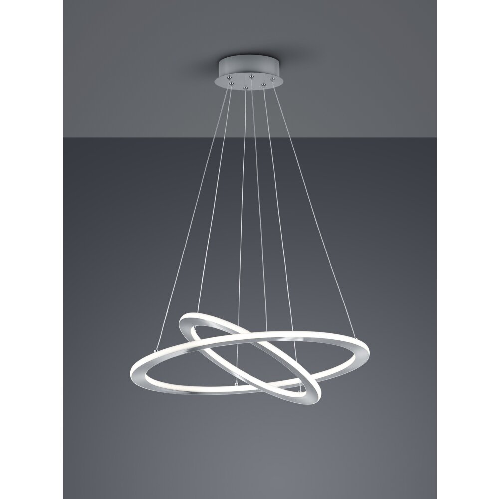 Trio Durban Lámpara Colgante LED Níquel-mate, 1 luz main product photo