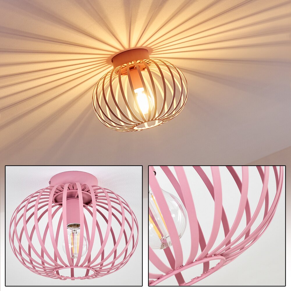 Mattmar Lámpara de Techo Rosa, 1 luz main product photo