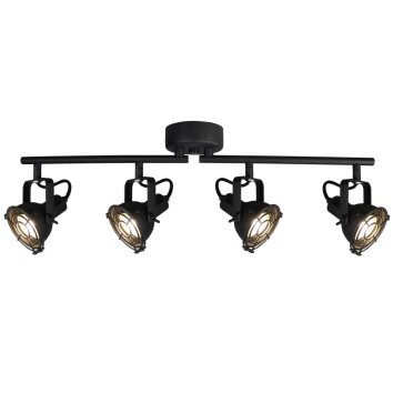 Brilliant Jesper Foco de techo LED Negro, 4 luces