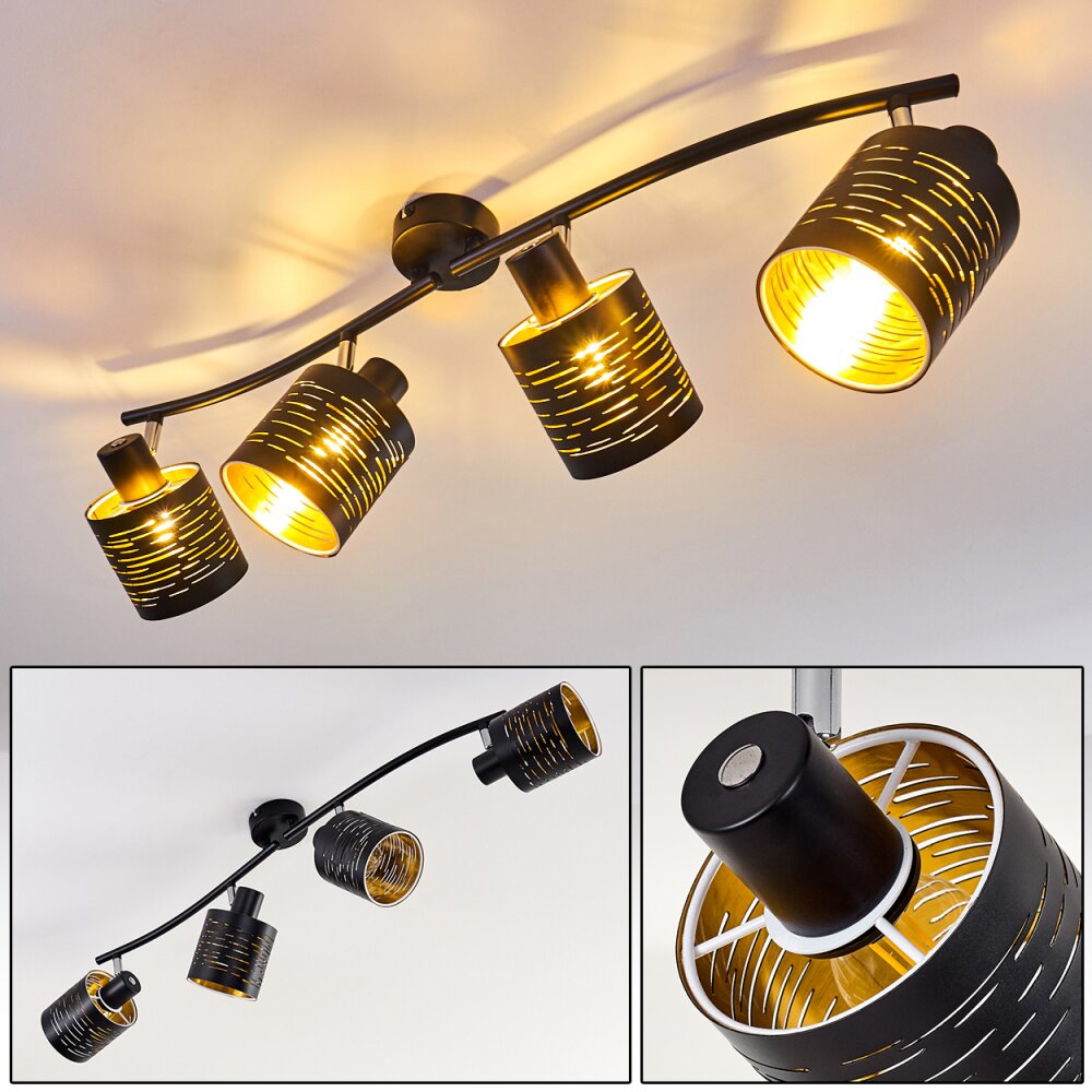 Bathinda Lámpara de Techo Negro, 4 luces main product photo