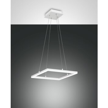 Fabas Luce Bard Lámpara Colgante LED Blanca, 1 luz