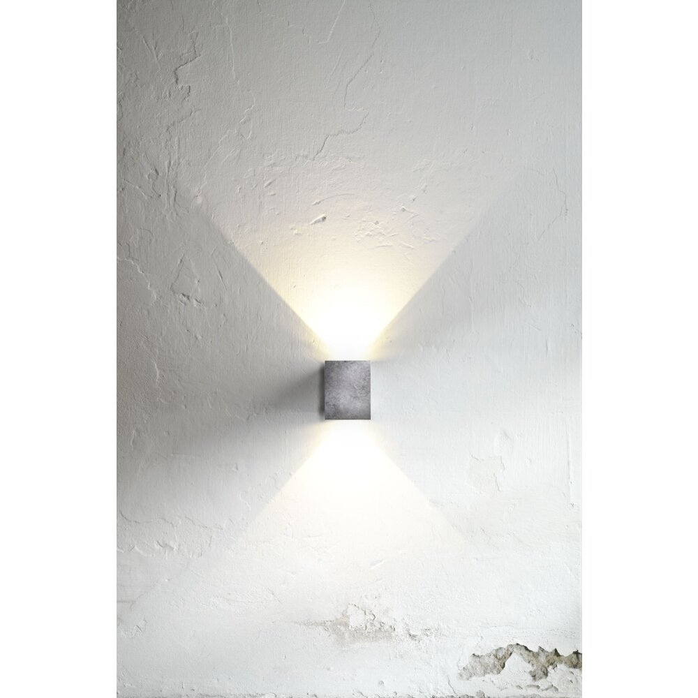 Nordlux Canto Kubi Aplique para exterior LED Galvanizado, 2 luces main product photo