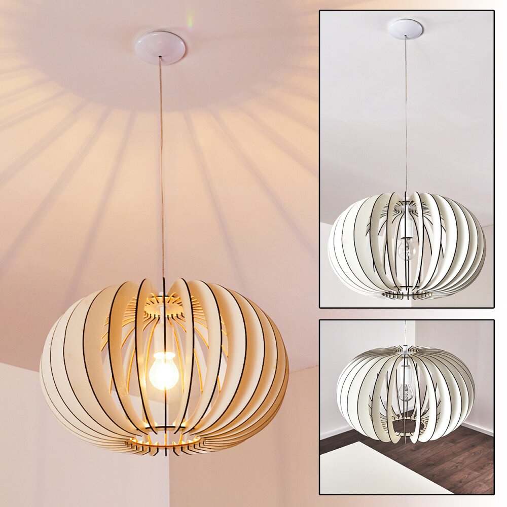 Valkom Lámpara Colgante Blanca, 1 luz main product photo