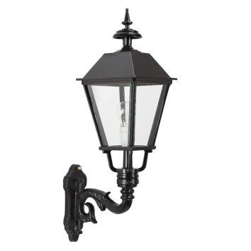 KS Verlichting Essen Aplique Negro, 1 luz