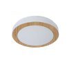 Lucide DIMY Lámpara de Techo LED Madera oscura, 1 luz