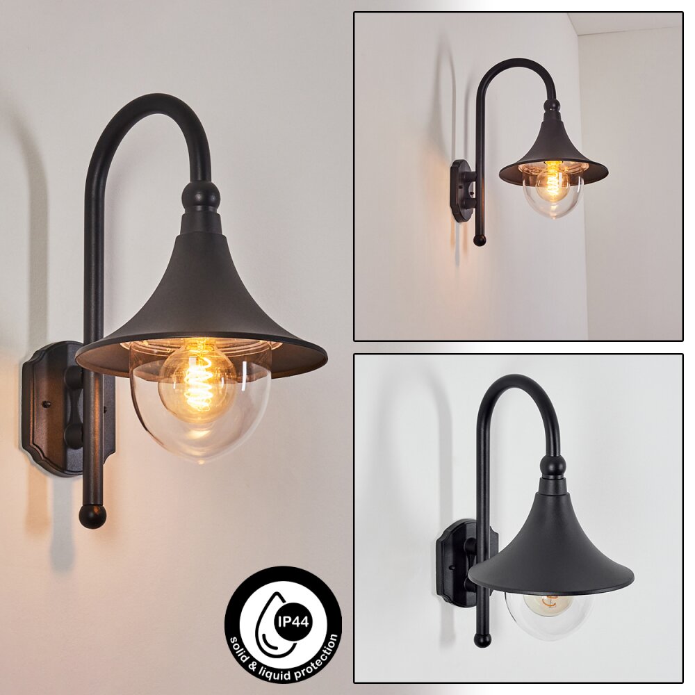 Elgin Aplique para exterior Negro, 1 luz main product photo
