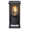 Lucide CLAIRE MINI Aplique para exterior Negro, 1 luz