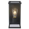 Lucide CLAIRE MINI Aplique para exterior Negro, 1 luz