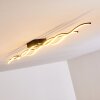 Flow Lámpara de Techo LED Negro, 3 luces