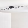 Flow Lámpara de Techo LED Negro, 3 luces