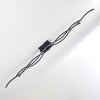 Flow Lámpara de Techo LED Negro, 3 luces