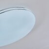 Genthin Lámpara de Techo LED Blanca, 1 luz, Mando a distancia