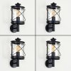 Chamesol Aplique para exterior Negro, 1 luz