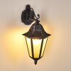 Lignac Aplique para exterior Negro, Plata, 1 luz