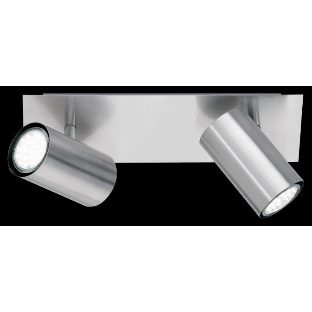 Trio 8024 Lámpara de techo Acero inoxidable, Níquel-mate, 2 luces main product photo