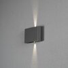Konstsmide Chieri Aplique para exterior LED Negro, 2 luces