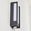 Aplique para exterior Skove LED Antracita, 1 luz, Sensor de movimiento