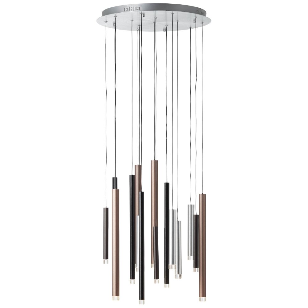 Brilliant Living Cembalo Lámpara Colgante LED Marrón, 16 luces main product photo