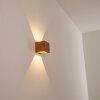 Adak Aplique LED Madera oscura, 1 luz Adak Aplique LED Madera oscura, 1 luz