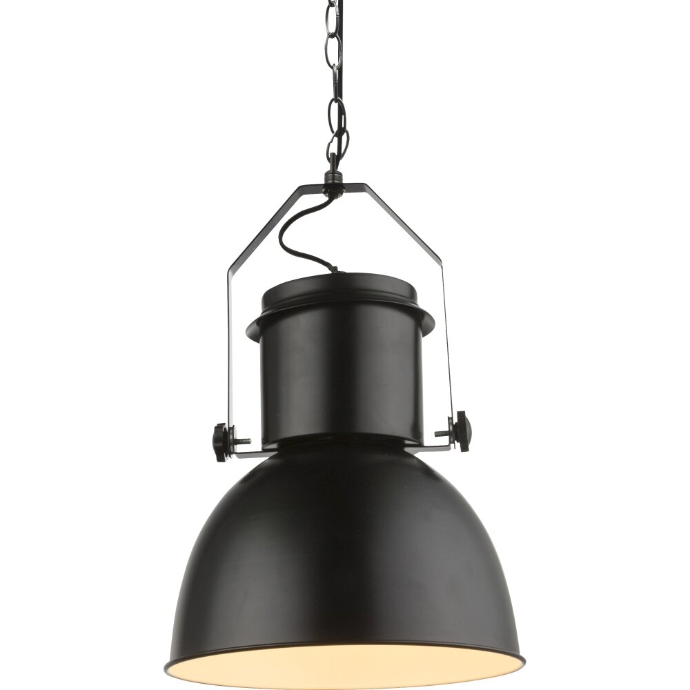Globo Kutum Lámpara Colgante Negro, 1 luz main product photo