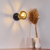Haervej Aplique Negro, 1 luz