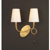 Mantra Paola Aplique dorado, 2 luces