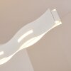 Nagold Lámpara Colgante LED Blanca, 1 luz