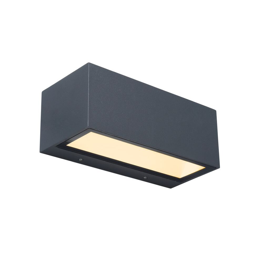 Lutec GEMINI Aplique para exterior LED Antracita, 2 luces main product photo