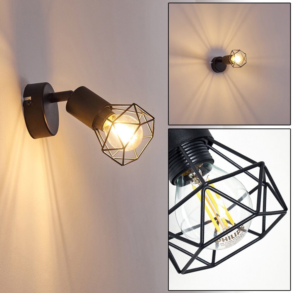 Baripada Aplique Negro, 1 luz main product photo