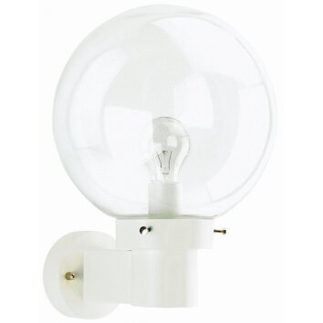 Albert 633 Aplique para exterior Blanca, 1 luz