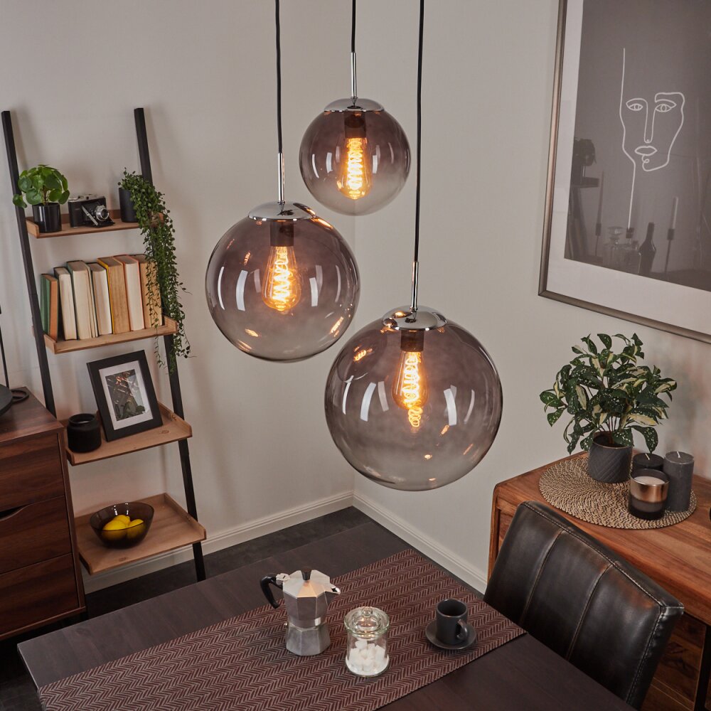 Lámpara Colgante Degevos Gris, 3 luces main product photo