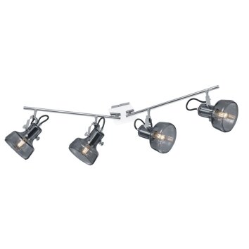 Trio Leuchten KOLANI Proyector Cromo, 4 luces