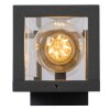 Lucide CLAIRE MINI Aplique para exterior Negro, 2 luces