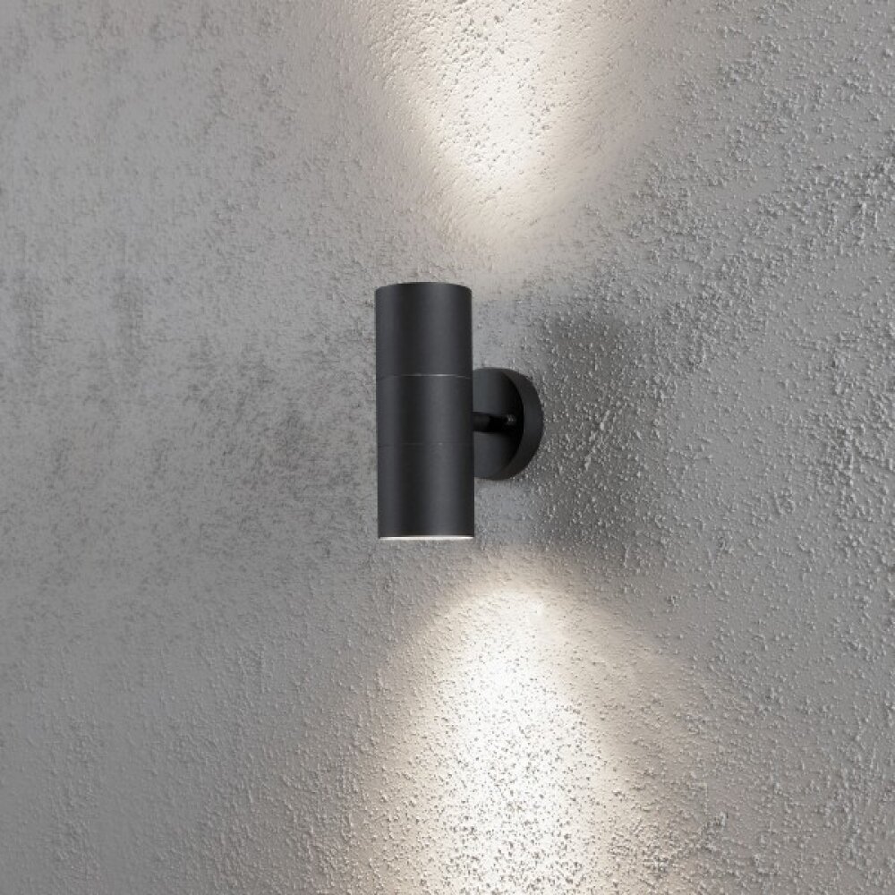 Konstsmide MODENA Aplique Negro, 2 luces main product photo
