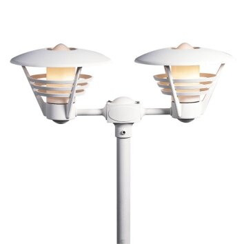 Konstsmide Gemini Cabezal Blanca, 2 luces