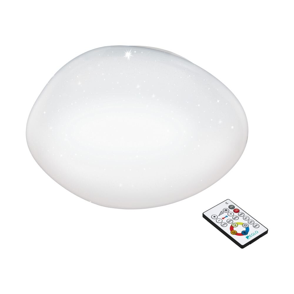 EGLO SILERAS-A Lámpara de Techo LED Blanca, 1 luz, Mando a distancia main product photo