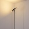 Mjölby Lámpara de Pie LED Níquel-mate, 1 luz