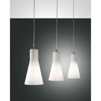 Fabas Luce DIANA Lámpara suspendida Cromo, 3 luces