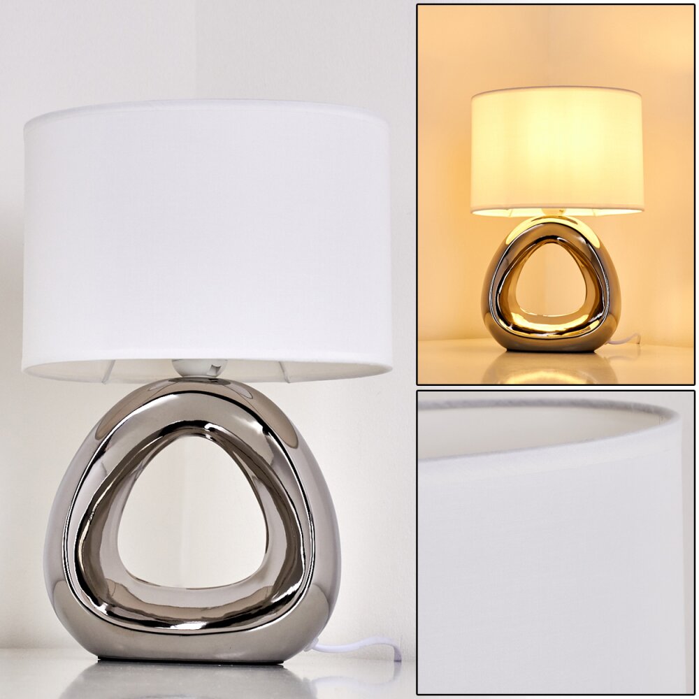 Morcote Lámpara de Mesa Cromo, 1 luz main product photo