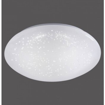 Leuchten-Direkt SKYLER Lámpara de techo LED Blanca, 1 luz