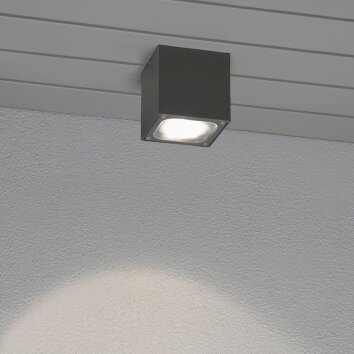 Konstsmide Cesena Lámpara de Techo LED Antracita, Gris, 1 luz