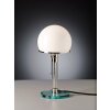 Tecnolumen Wagenfeld 24 Lámpara de mesa Níquel-mate, Transparente, claro, 1 luz