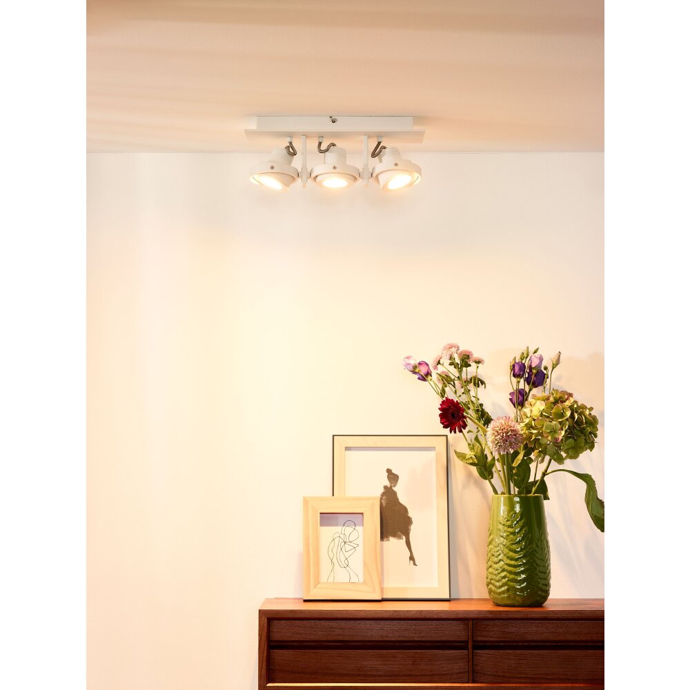 Foco de techo Lucide LANDA LED Blanca, 3 luces main product photo