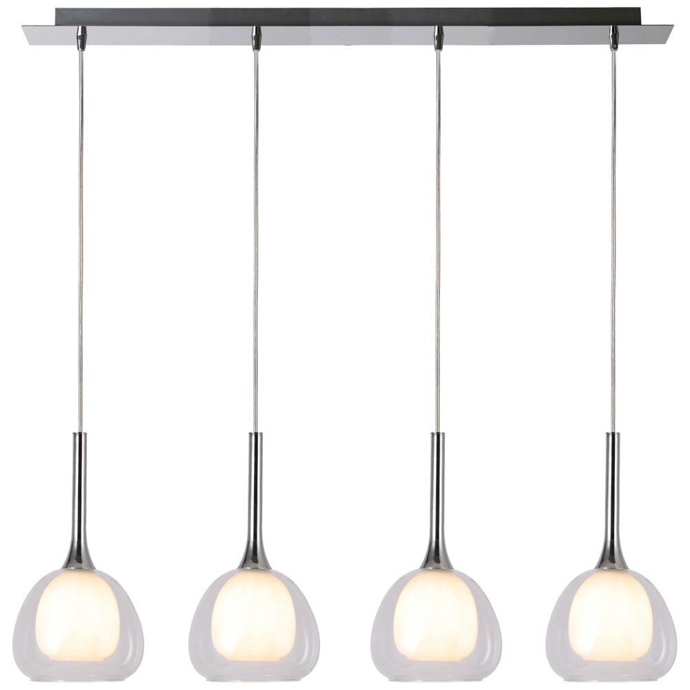 Brilliant Hadan Lámpara Colgante Cromo, 4 luces main product photo